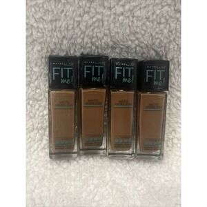 Lot of 4 Maybelline Fit Me Matte Poreless Foundation‎ 362 Truffle (4-pack)